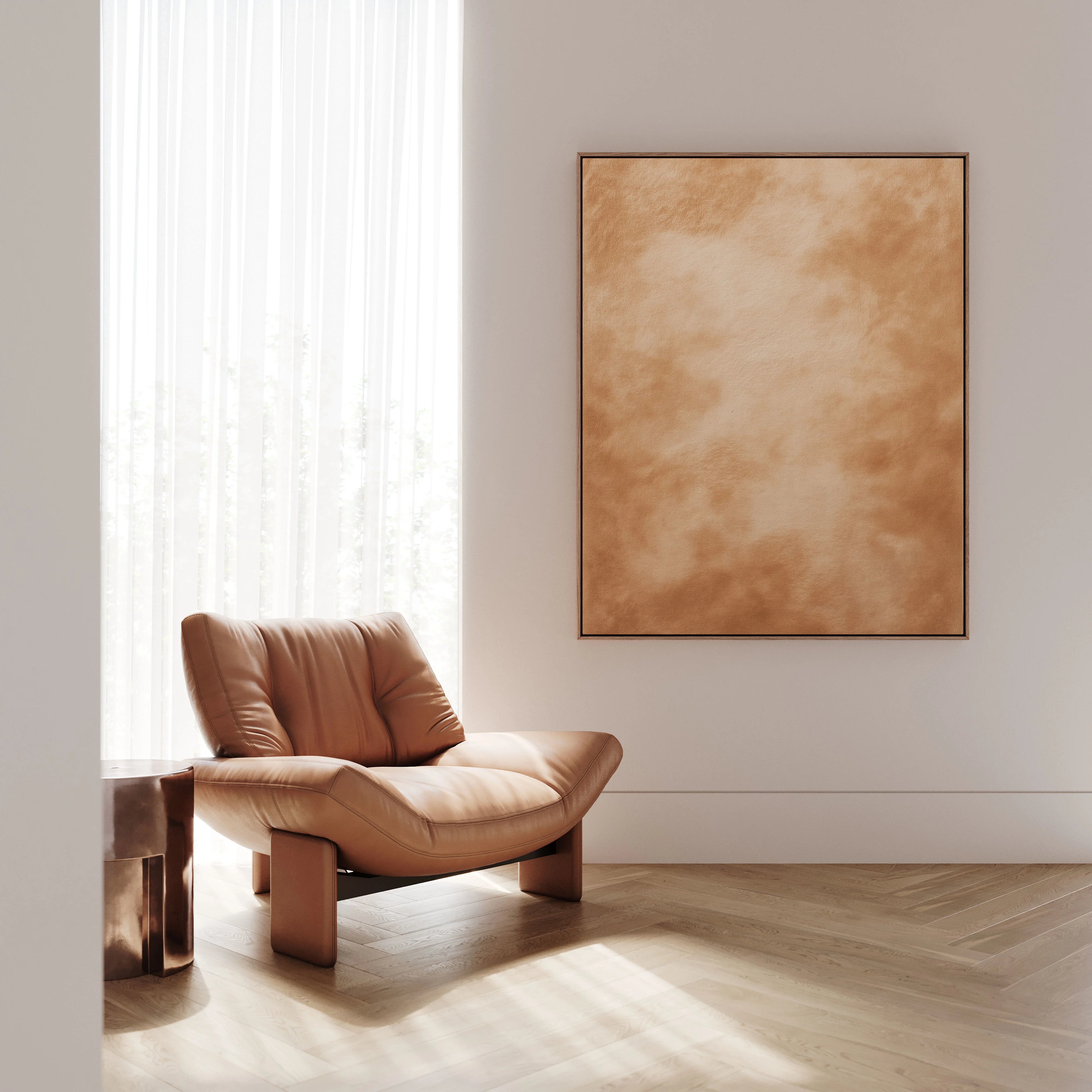 Obraz na płótnie w ramie – Dotyk piasku