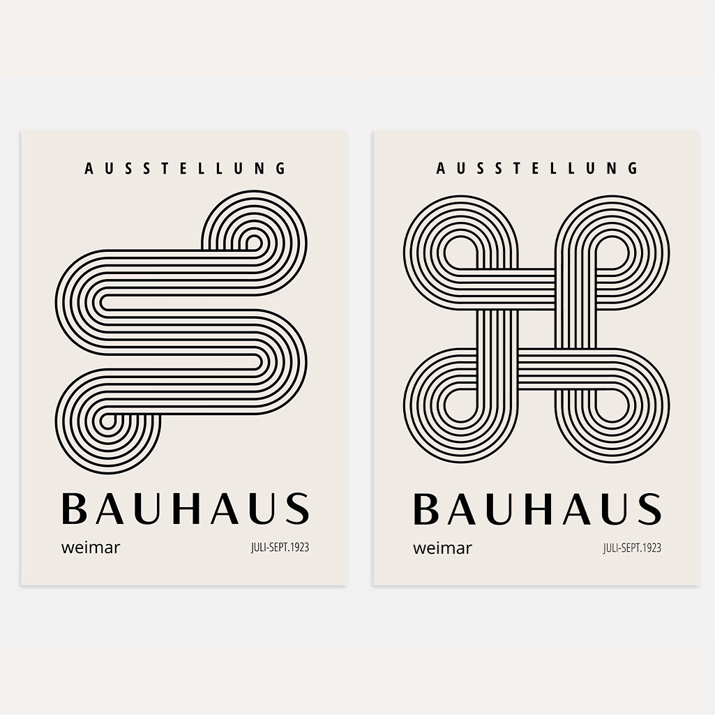 Bauhaus Line Set of 2 Posters