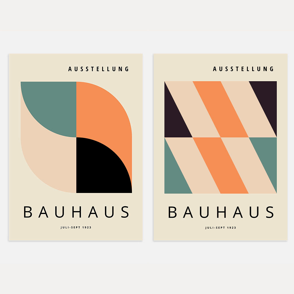 Bauhaus Kolory – Zestaw 2 plakatów
