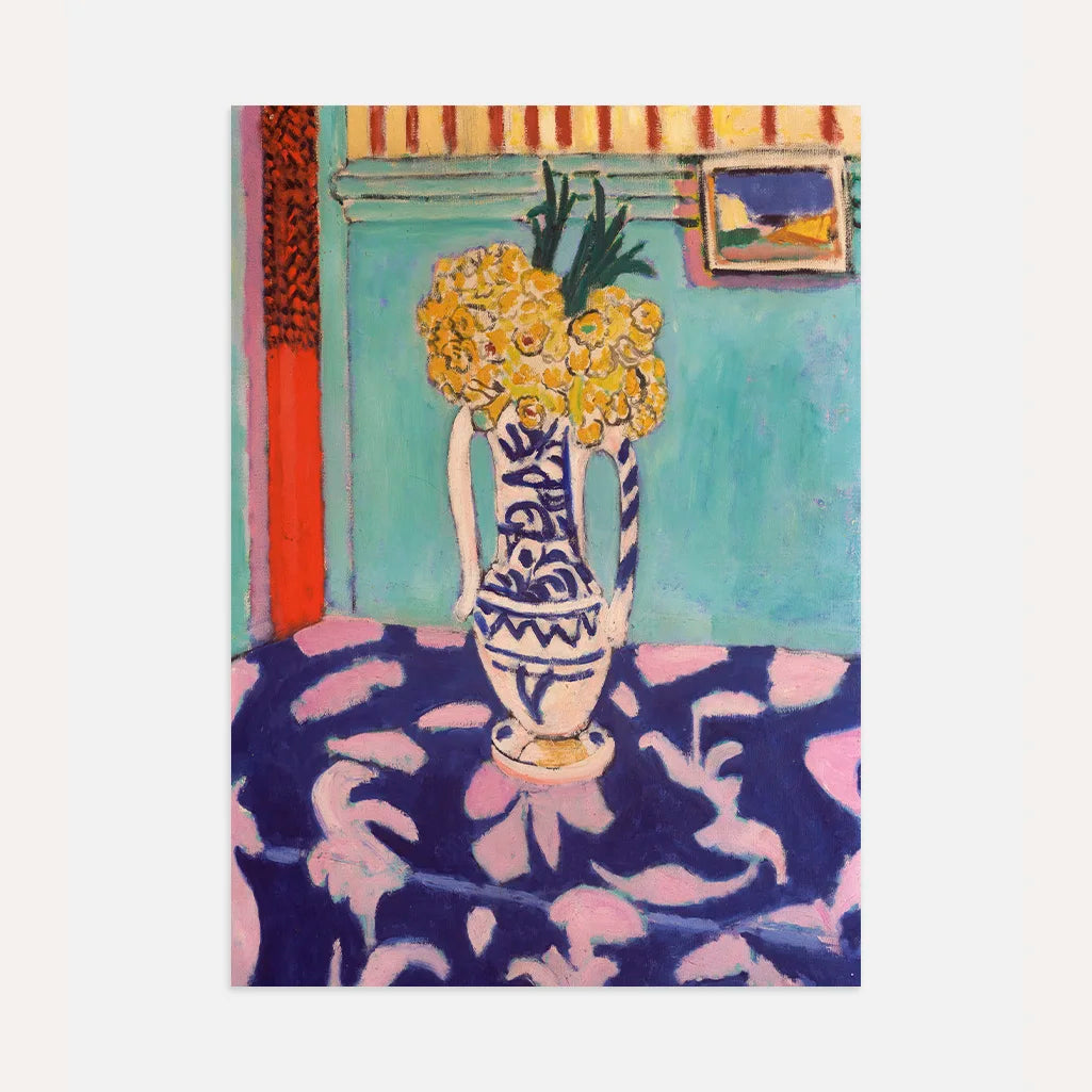 Henri Matisse Plakat – Martwa natura z niebieskim obrusem, 1909 