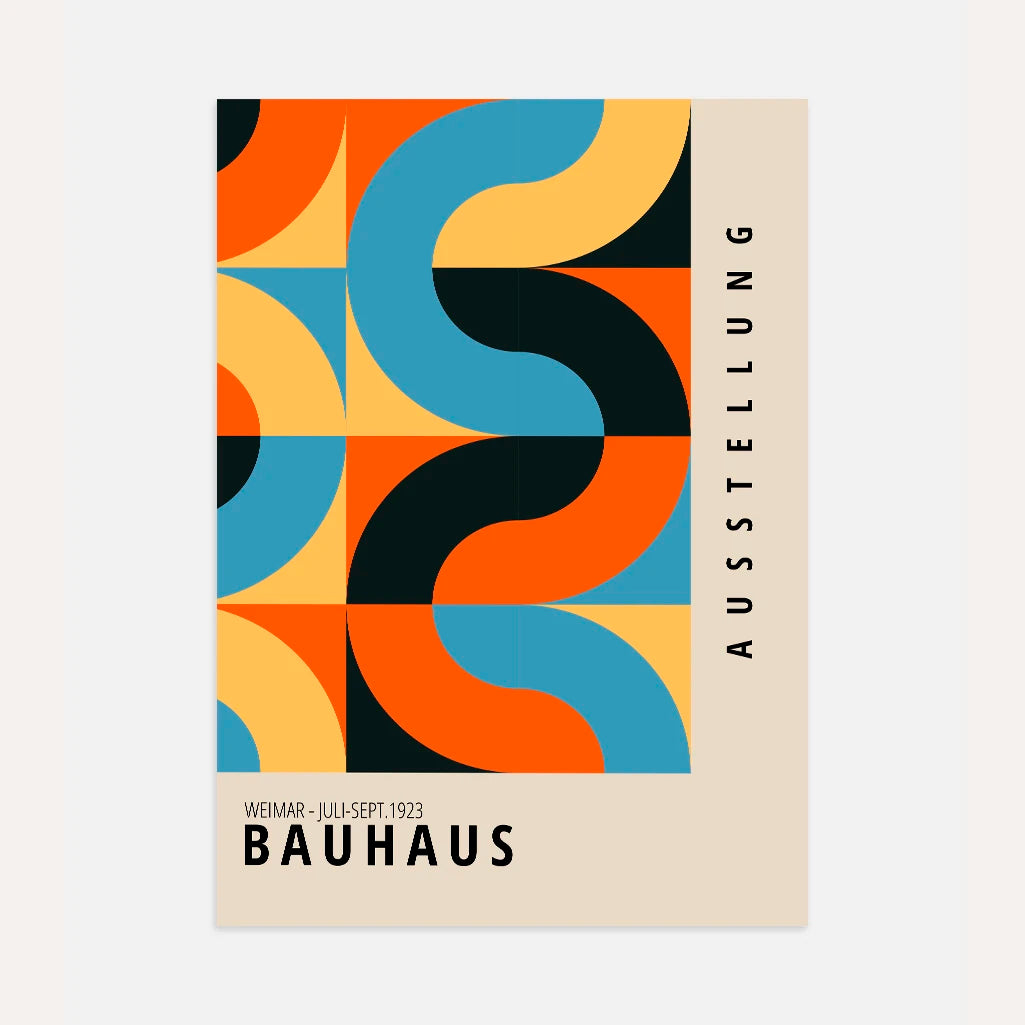 Bauhaus Falująca Energia Plakat