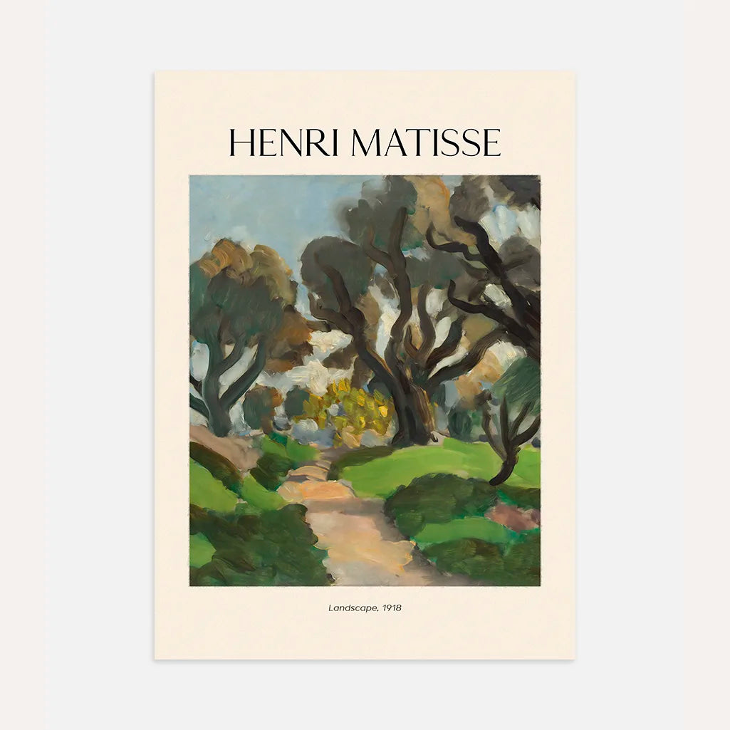 Henri Matisse Plakat – Pejzaż, 1918