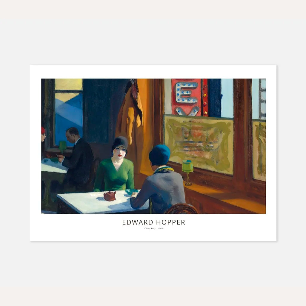 Plakat Edward Hopper – Chop Suey