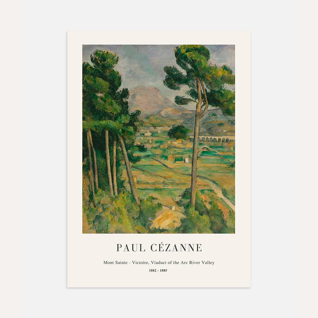 Paul Cézanne Plakat – Wiadukt w dolinie rzeki Arc (1882–1885) 