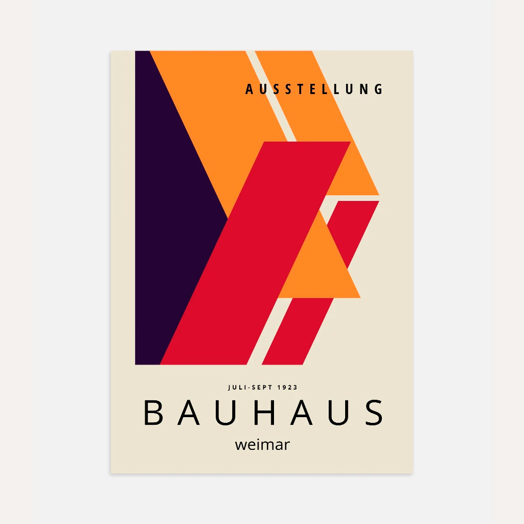 Bauhaus Ruch Koloru Plakat