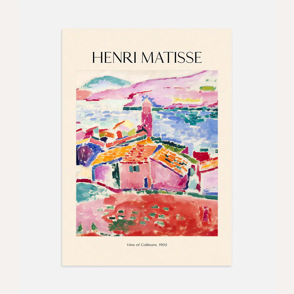 Henri Matisse Plakat – Widok na Collioure, 1905