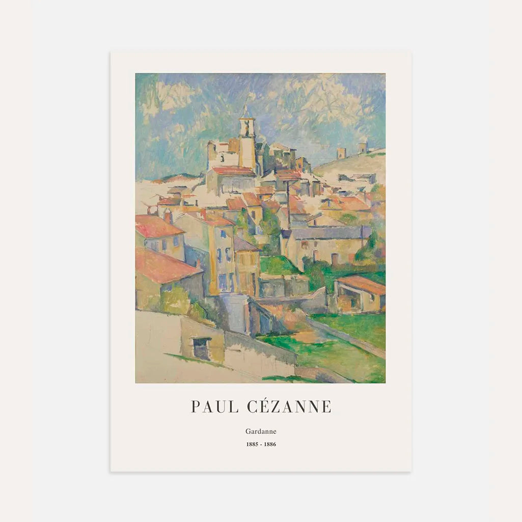 Plakat Paula Cézanne’a – Gardanne (1885–1886)