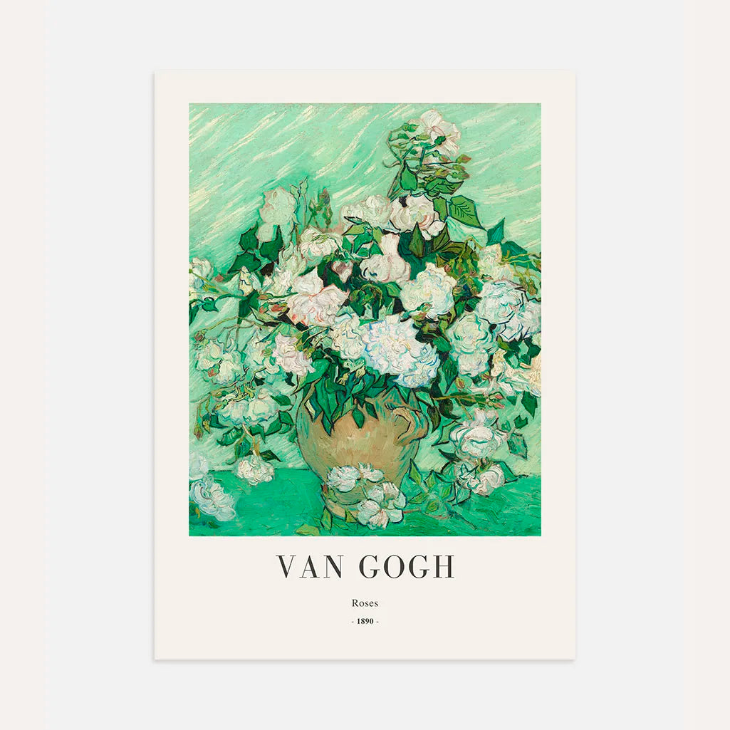 Plakat Van Gogha – Róże, 1890