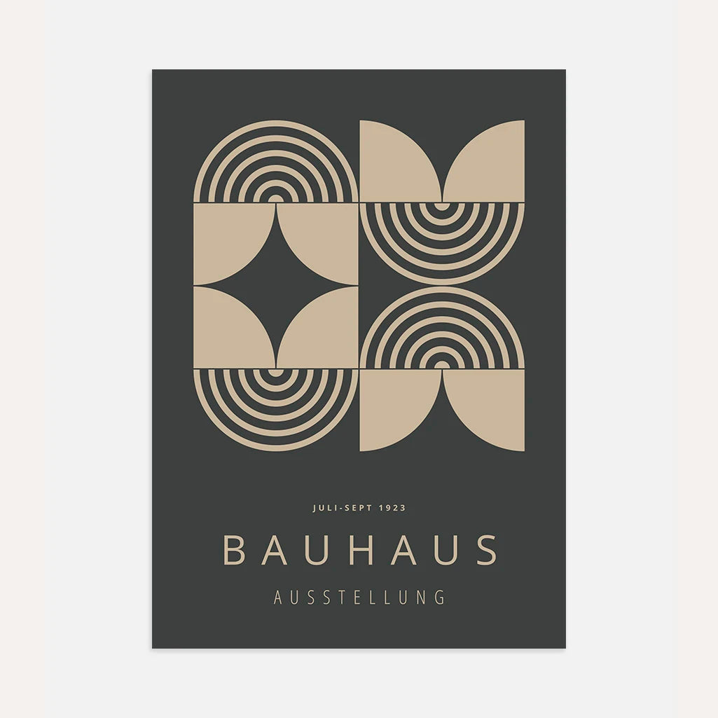 Bauhaus Symetria Plakat