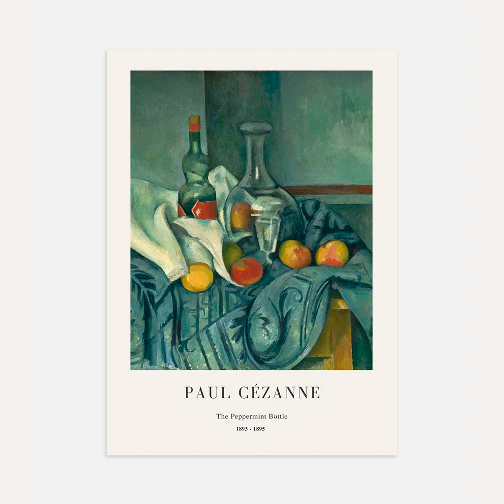 Paul Cézanne – Butelka z miętą pieprzową Plakat(1893–1895)