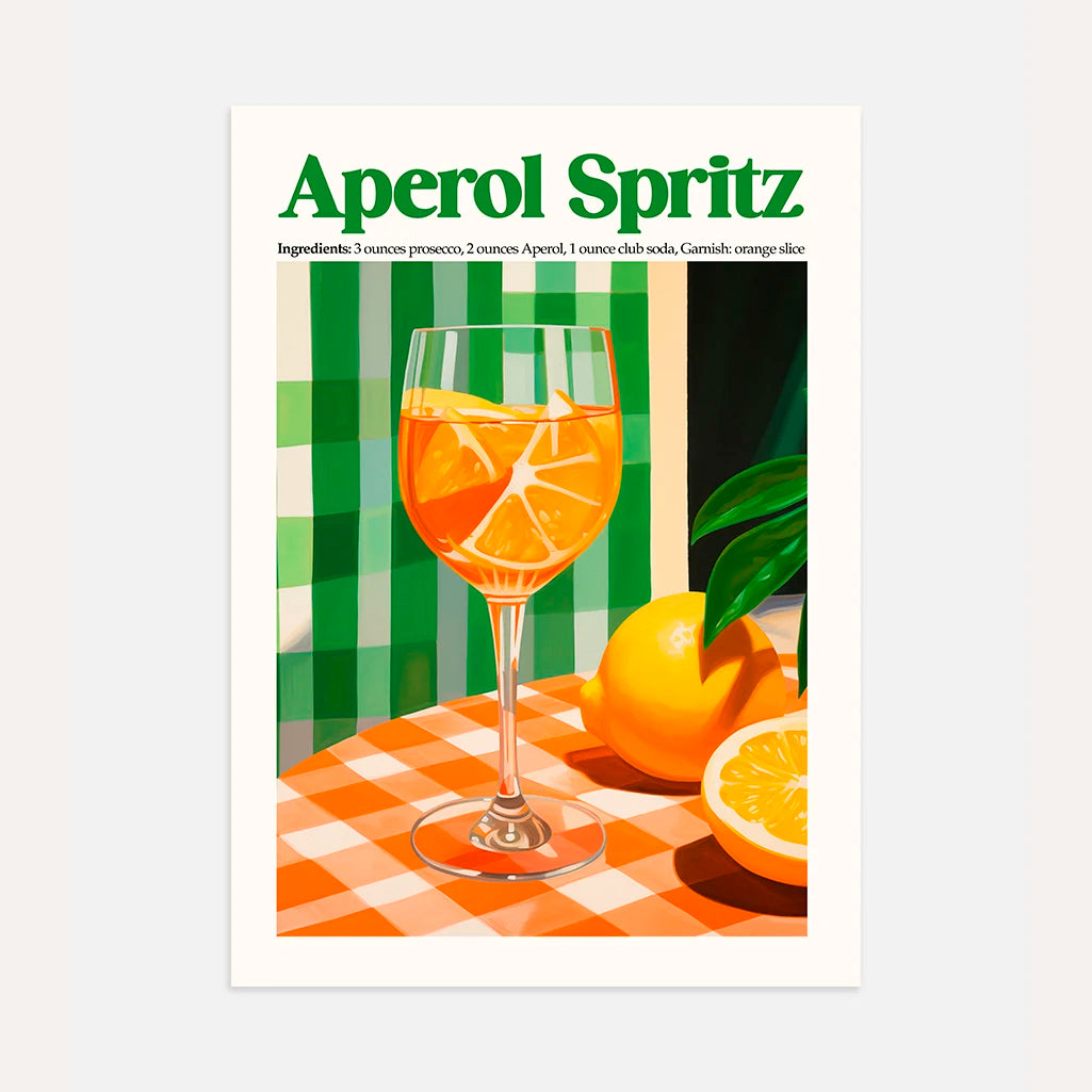 Plakat Aperol Spritz Cytrusy