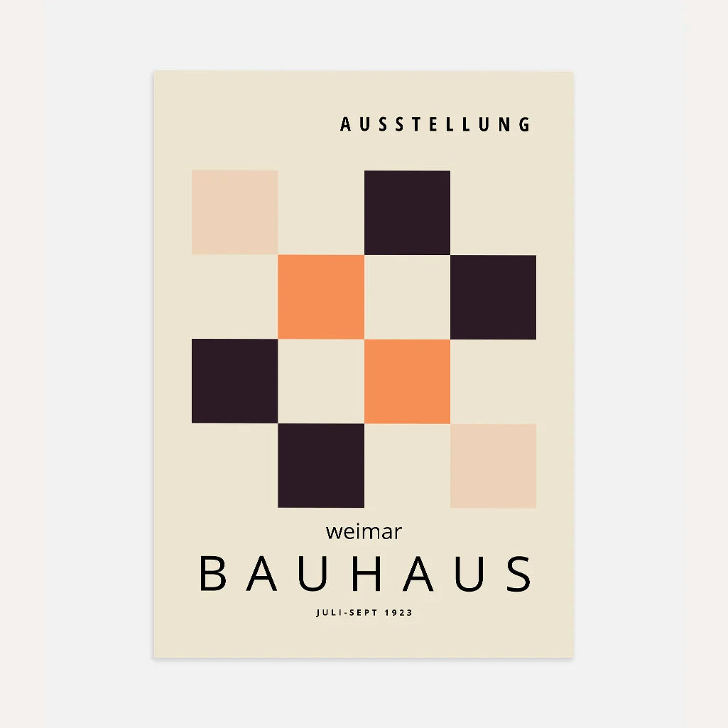 Bauhaus Kwadraty Plakat
