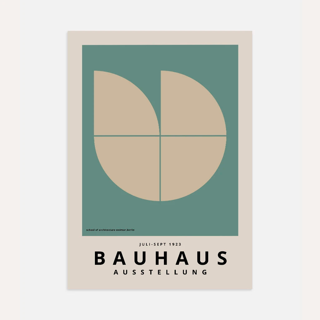 Plakat Bauhaus Jasna Zieleń