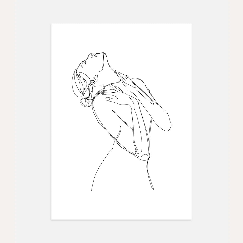 Plakat – Zmysłowa figura