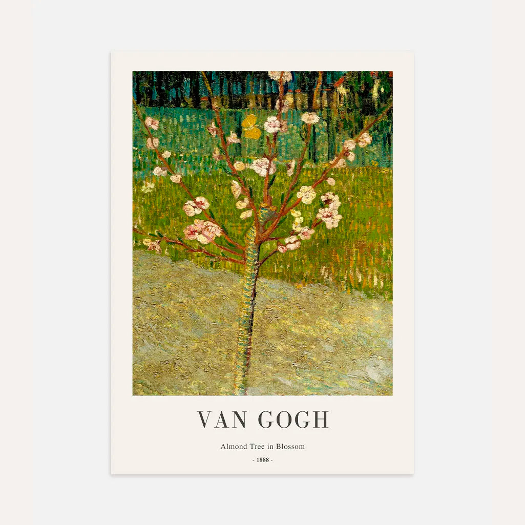 Plakat Vincent van Gogh – Kwitnący migdałowiec