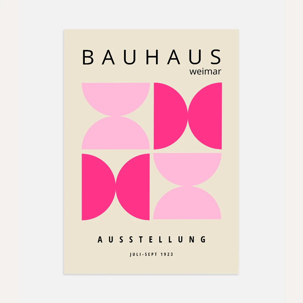Bauhaus Róż Energia Plakat