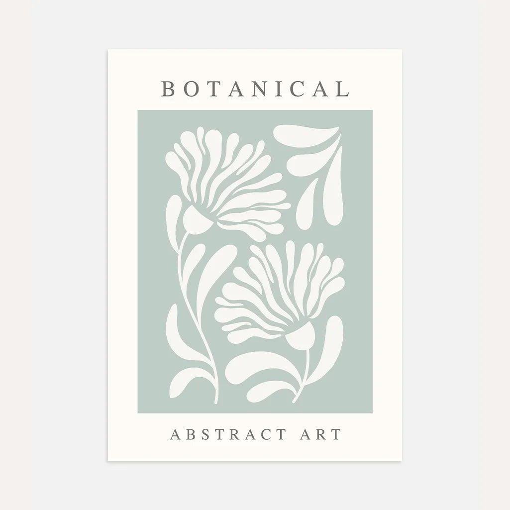 Botanical Flowers Poster
