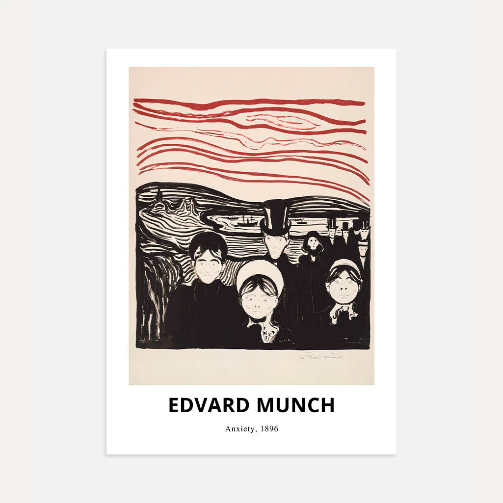 Plakat Edvard Munch – Lęk