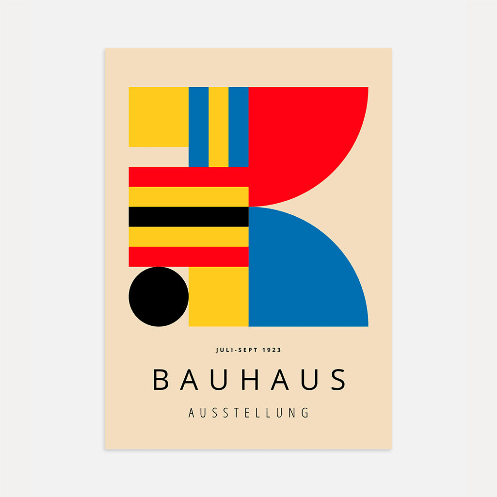 Bauhaus Mocna Czerwień Plakat