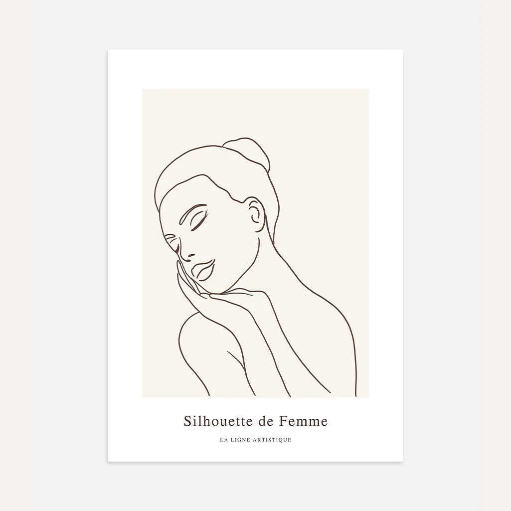 Plakat – Spokojna kobieta