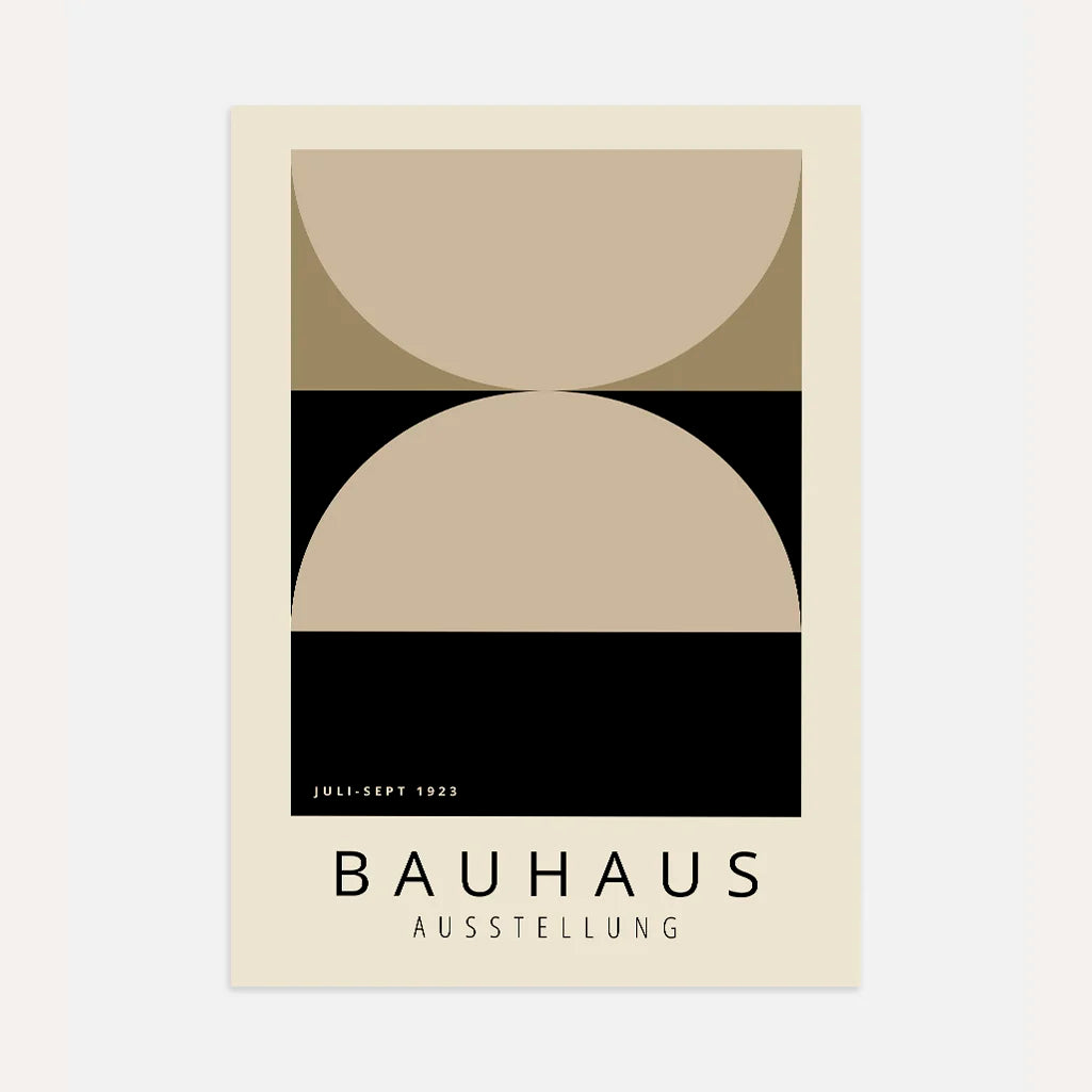 Bauhaus Beż Równowaga Plakat