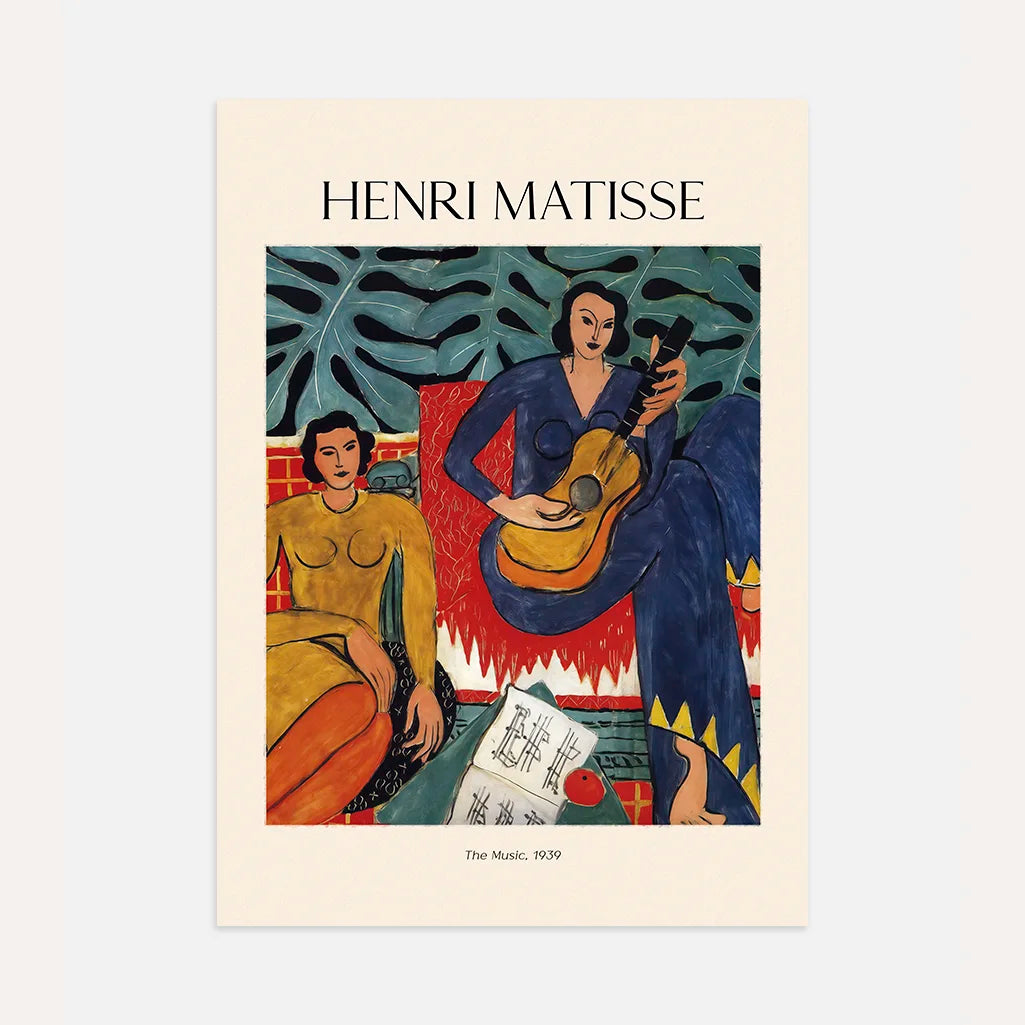 Henri Matisse Plakat – Muzyka, 1939