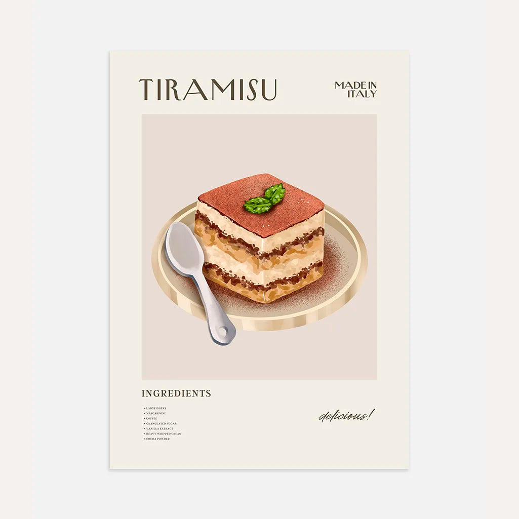 Plakat Tiramisu