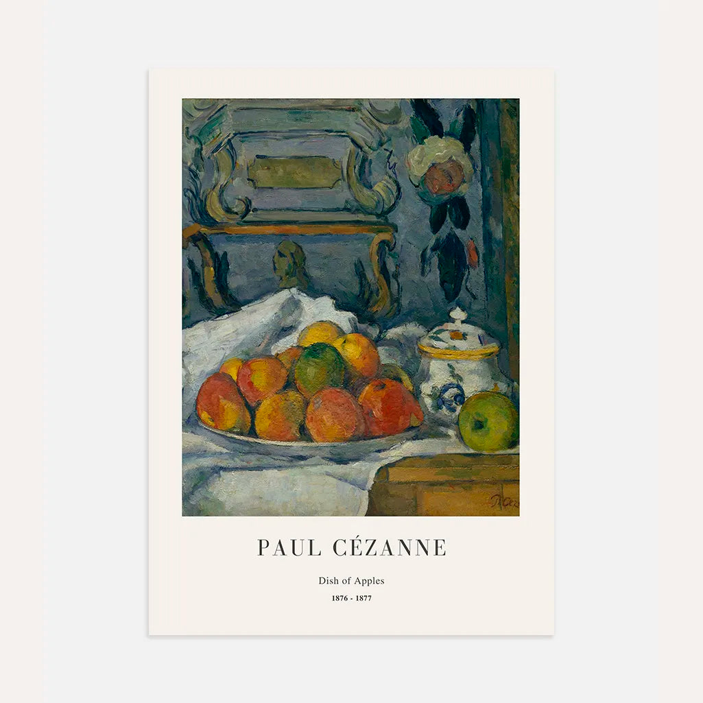 Paul Cézanne – Misa z jabłkami Plakat (1876–1877)