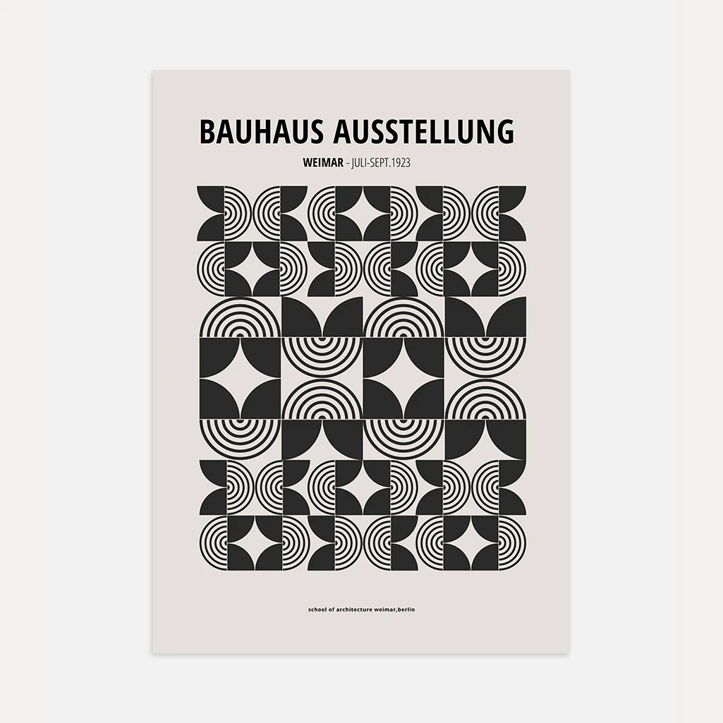 Plakat Bauhaus Drobne Detale Geometria