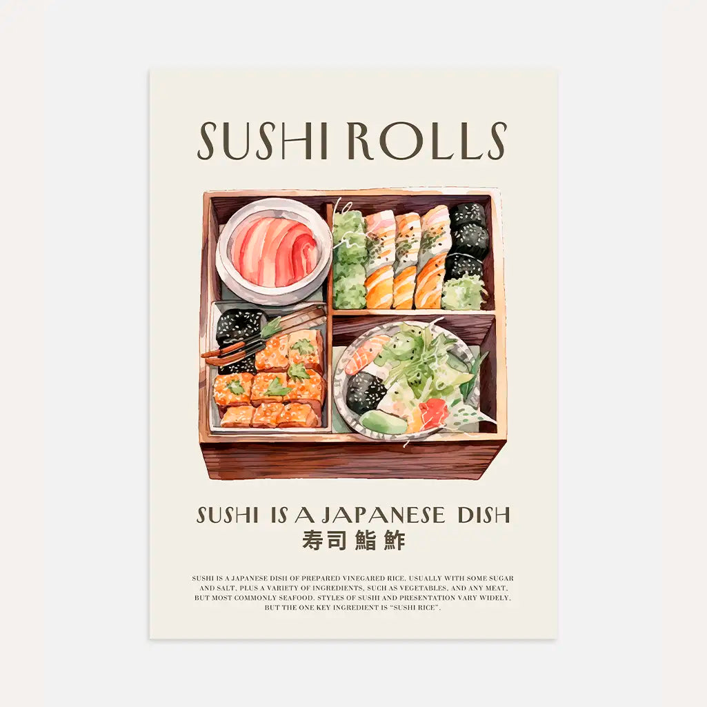 Plakat Sushi Premium