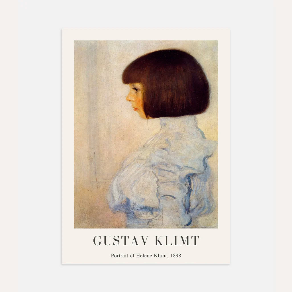 Gustav Klimt – Portret Helene Klimt Plakat (1898)
