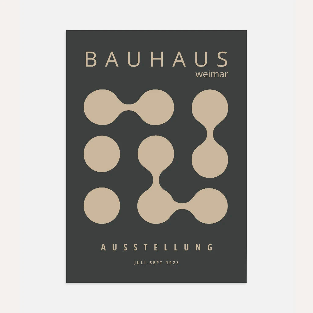 Bauhaus Molekuły Plakat