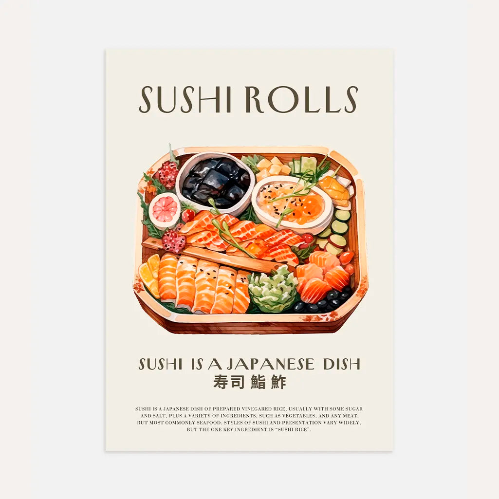 Plakat Sushi Premium