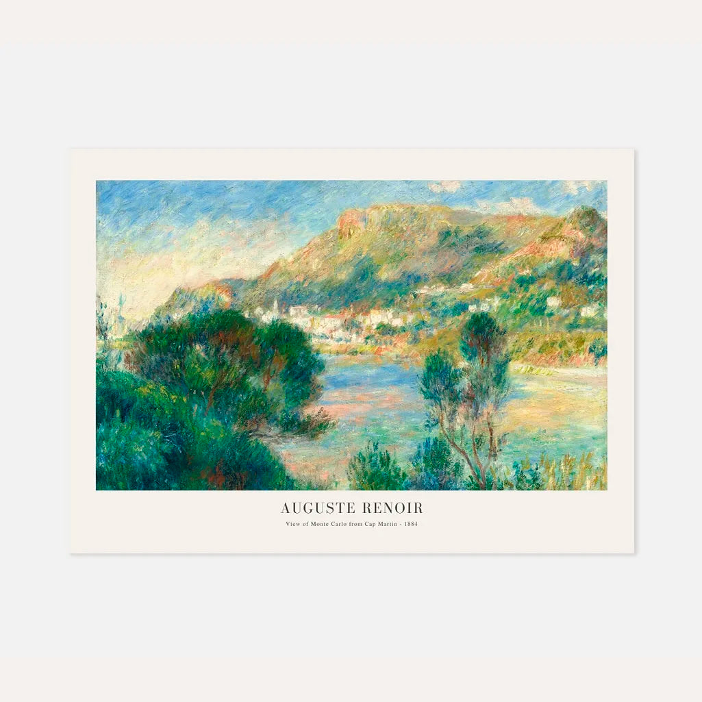 Auguste Renoir – Widok na Menton Plakat