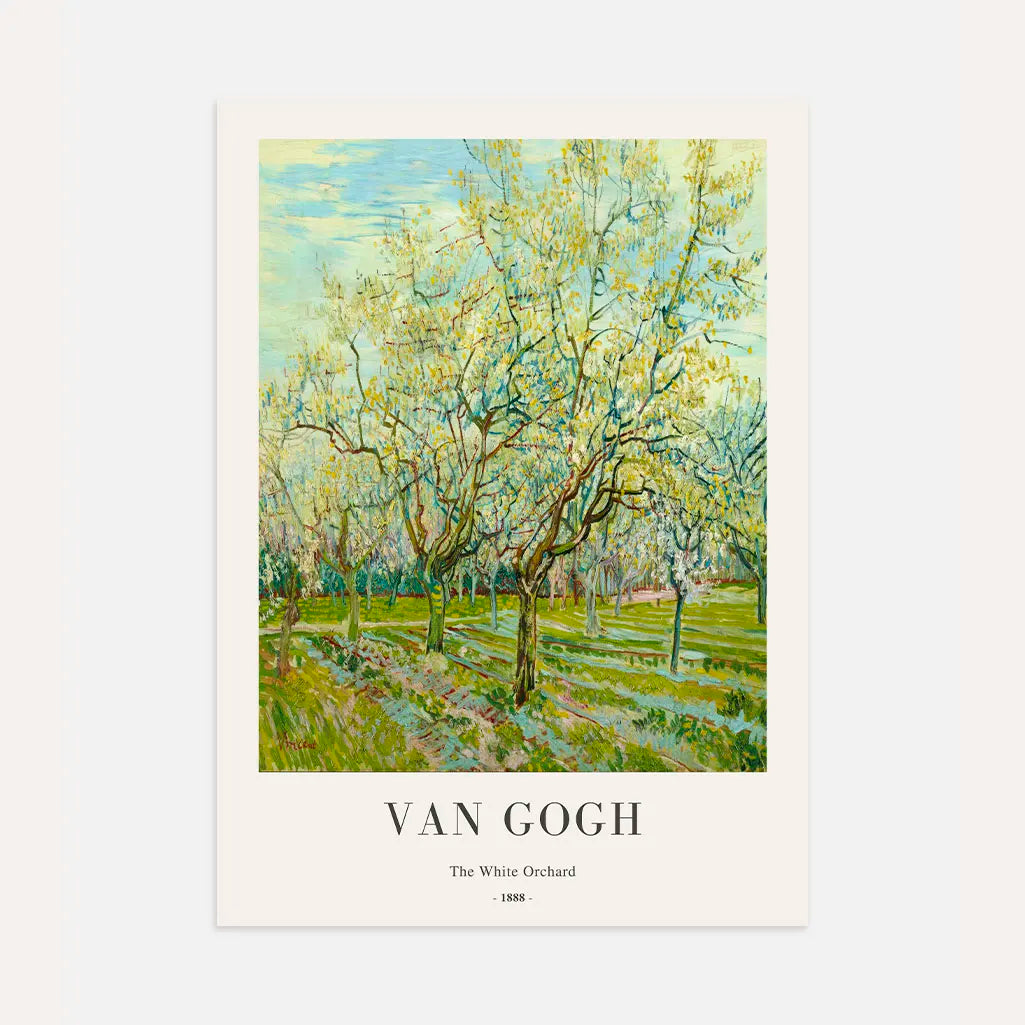 Plakat Vincent van Gogh – Biały sad, 1888
