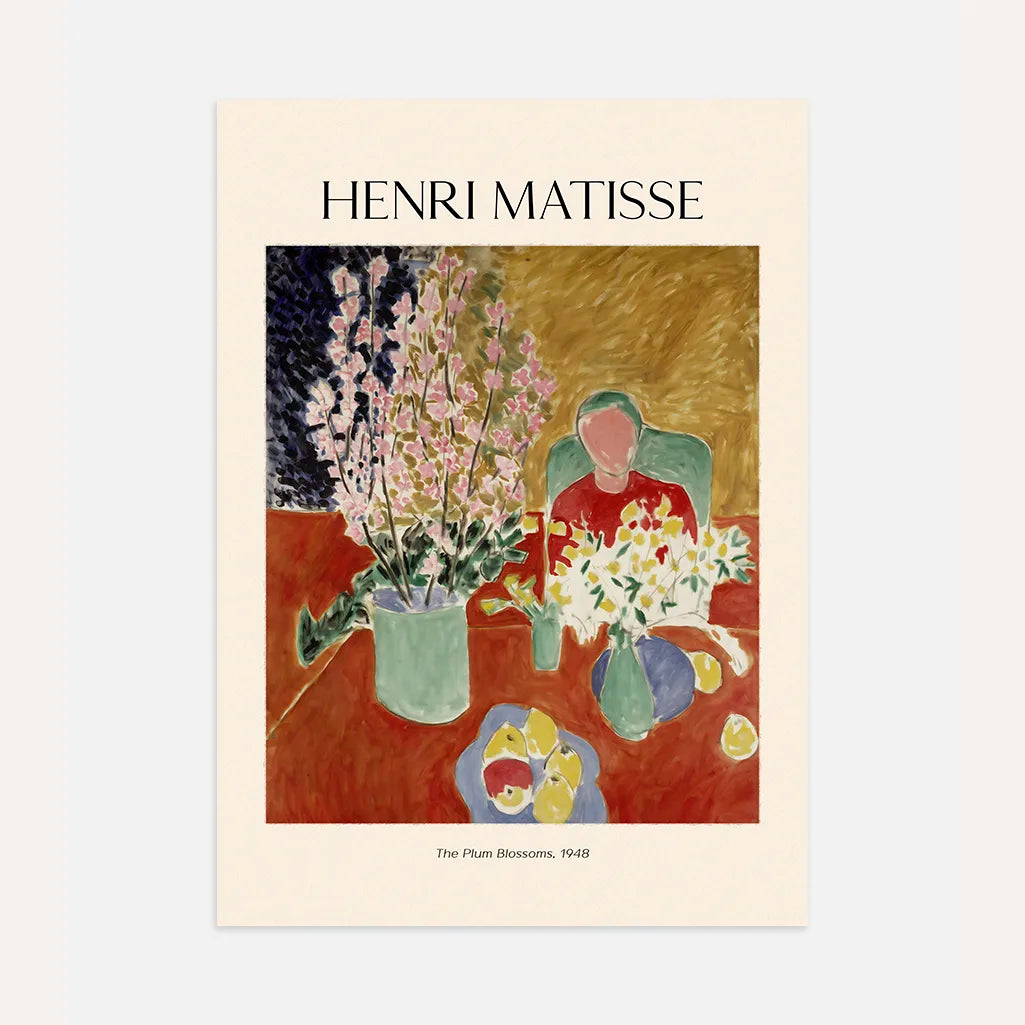 Henri Matisse Plakat – Kwiaty śliwy, 1948