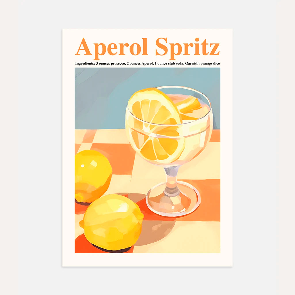 Plakat Aperol Spritz Cytryna