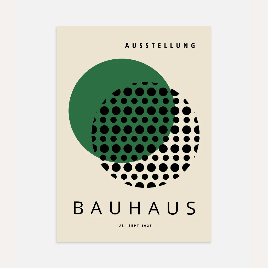 Bauhaus Kropki Plakat