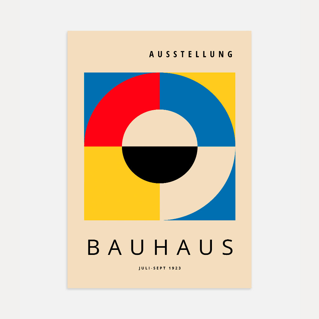 Plakat Bauhaus Centralne Koło