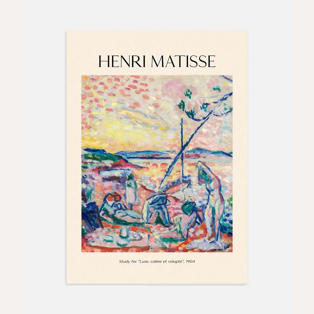 Henri Matisse Plakat – Studium do Luksus, spokój i rozkosz, 1904