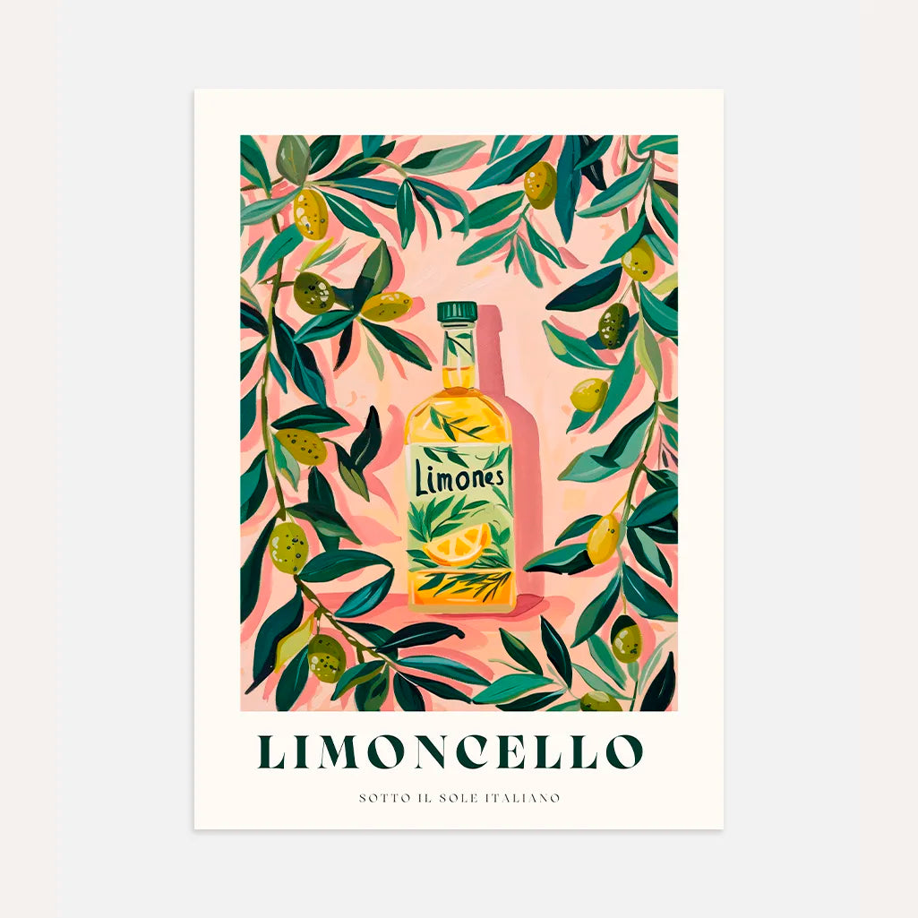 Plakat Ilustracja Limoncello