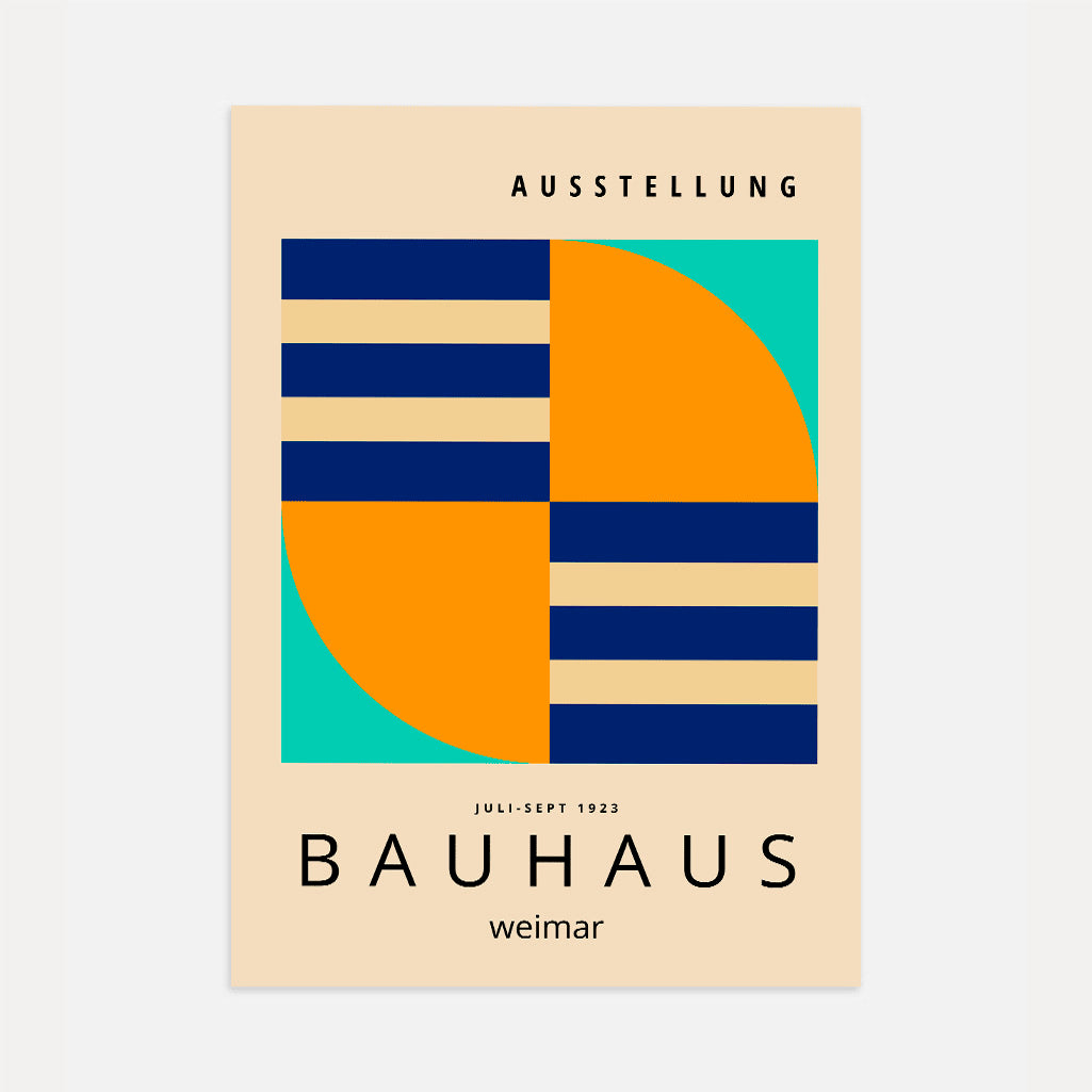 Plakat Bauhaus Turbina Geometria