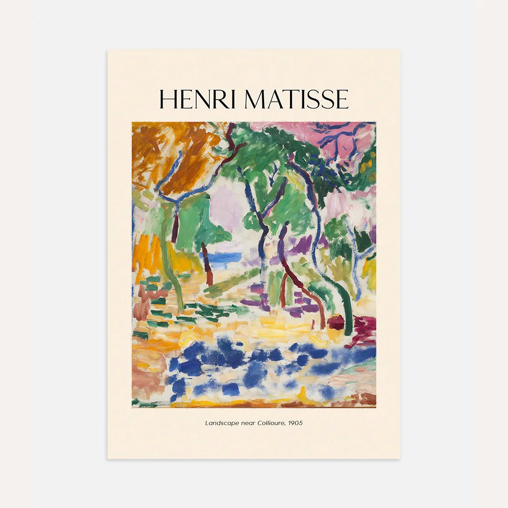 Henri Matisse Plakat – Pejzaż niedaleko Collioure, 1905