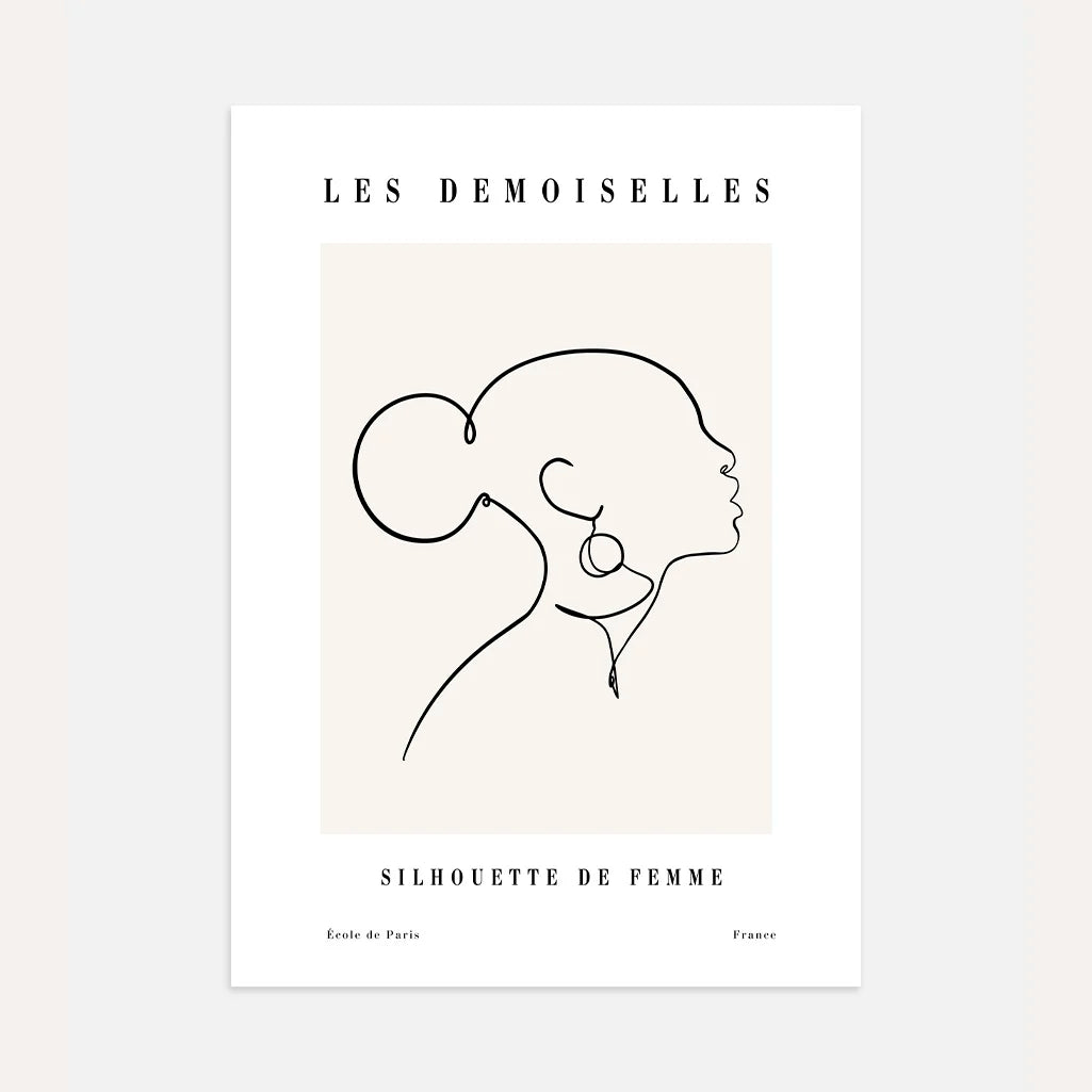 Plakat – Kobiecy profil