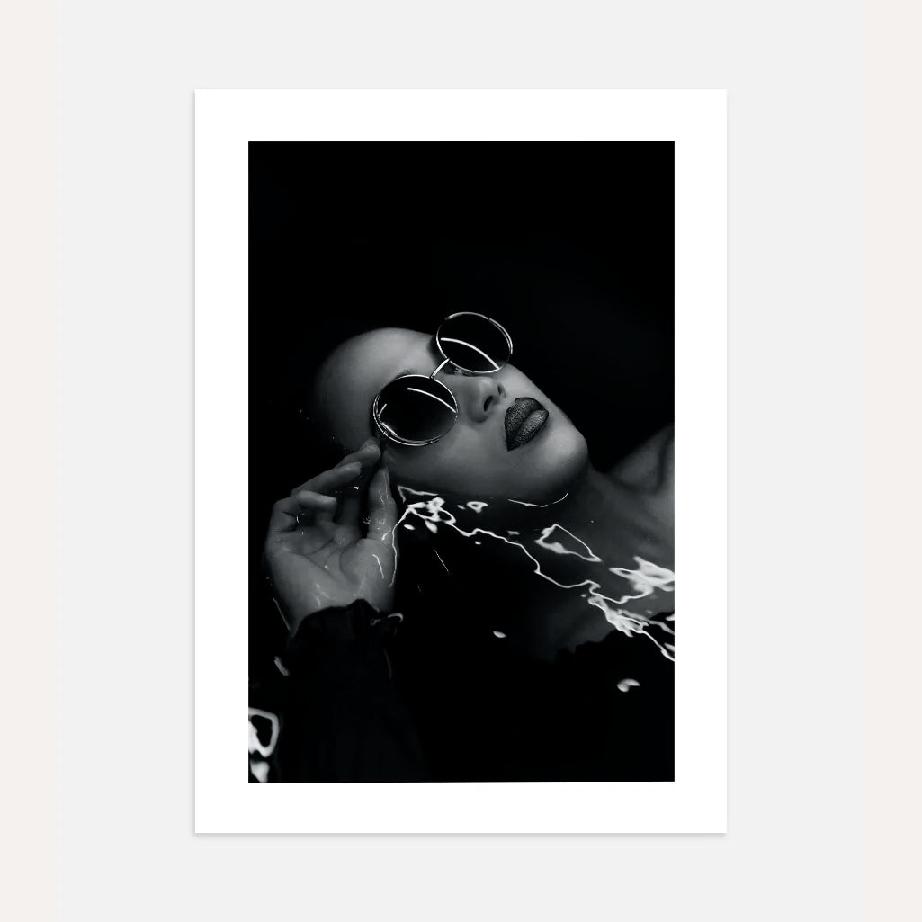 Noir Glamour Woman Poster