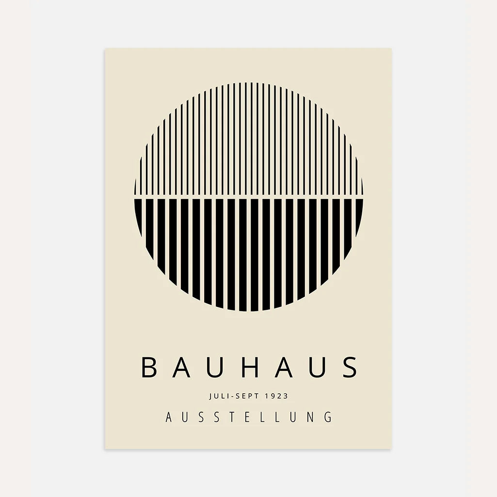 Plakat Bauhaus Pasiasty Okrąg