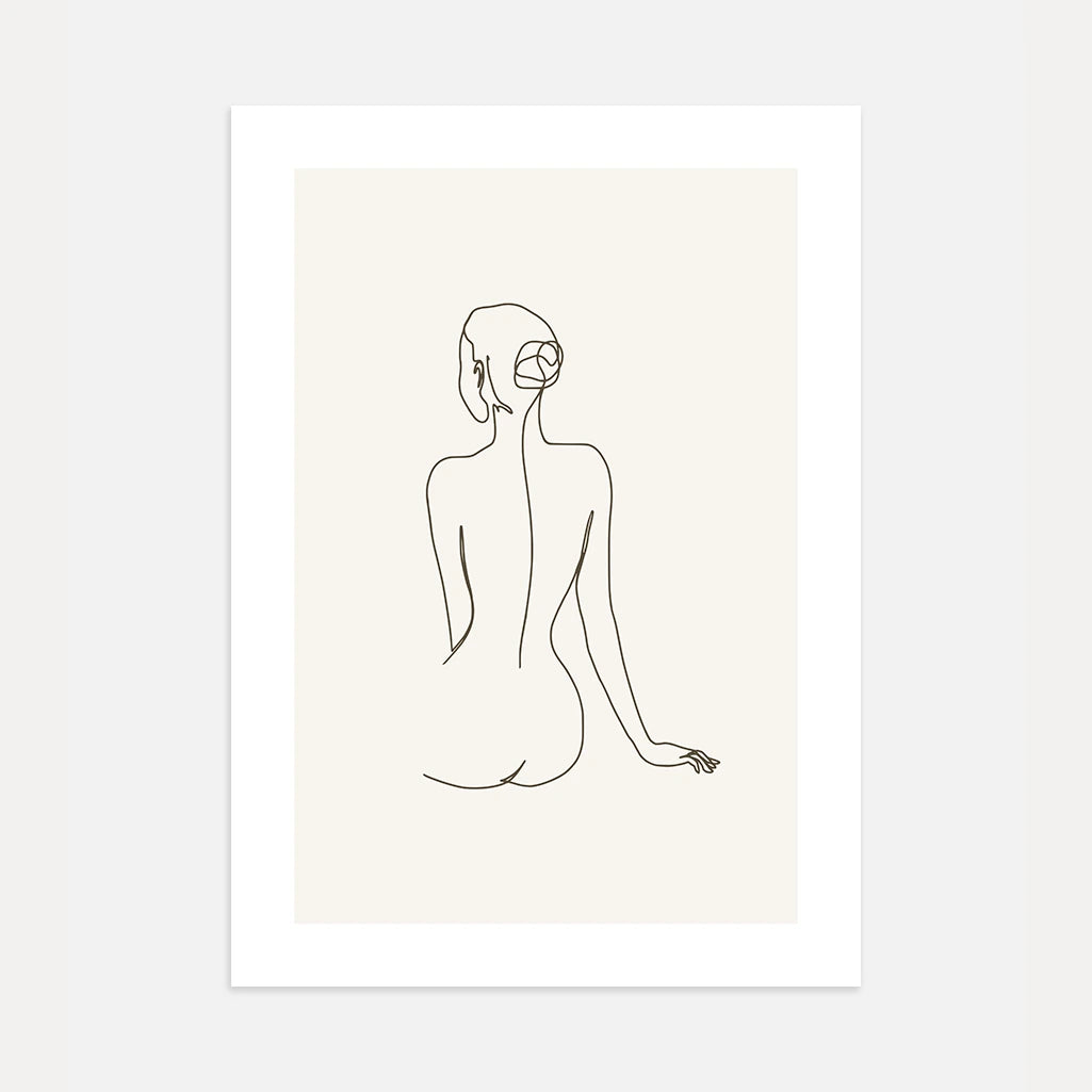 Plakat – Spokojna sylwetka