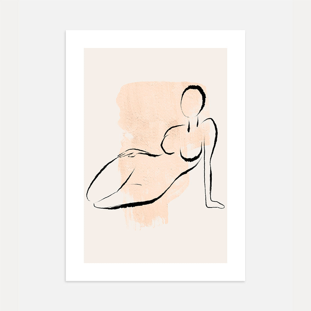 Plakat – Kobieca forma w linii