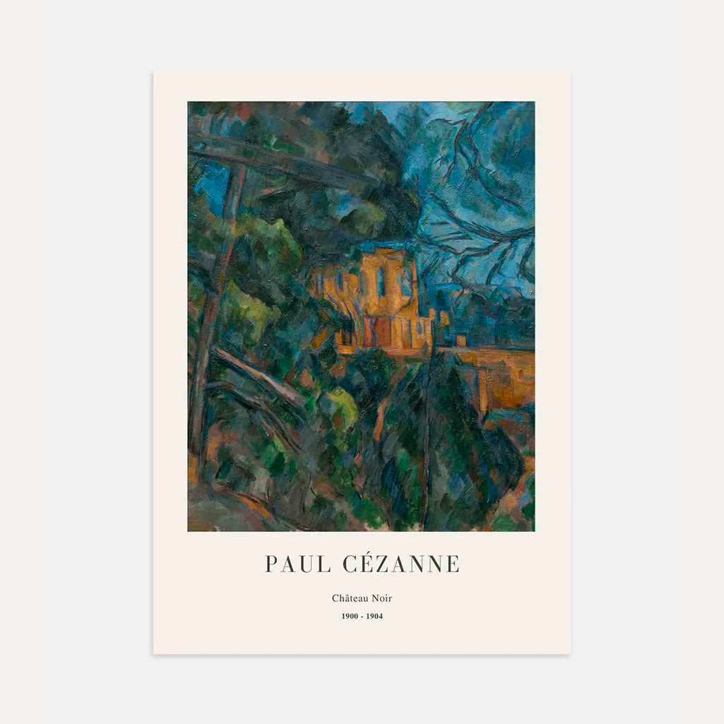 Plakat Paula Cézanne’a – Château Noir (1900–1904)