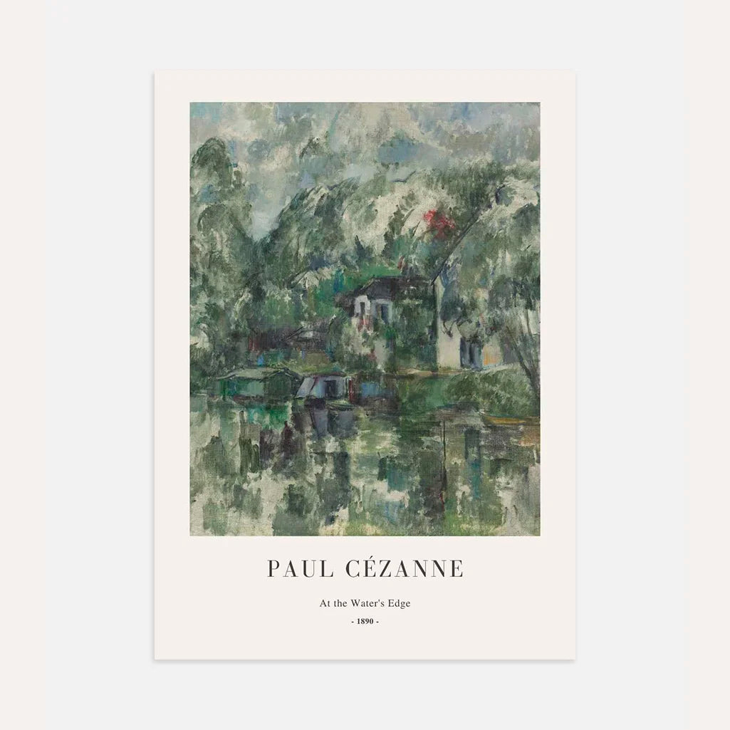 Paul Cézanne – Nad brzegiem wody Plakat (1890)